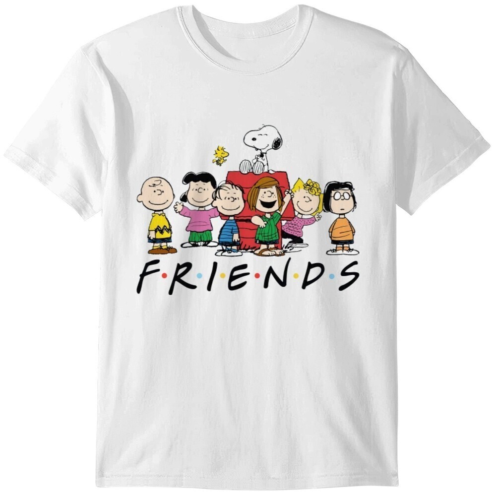 Snoopy Friends T Shirts Animation Dog T Shirts